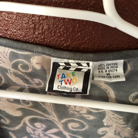 Grey floral cardigan - Picture 2 of 4